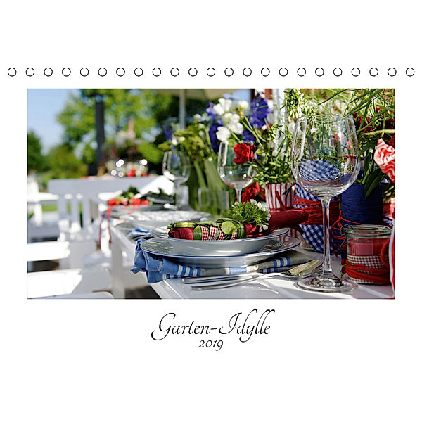 Garten-Idylle 2019 (Tischkalender 2019 DIN A5 quer), Tobias Trapp