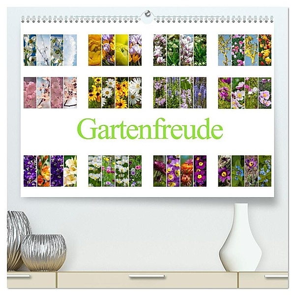 Gartenfreude (hochwertiger Premium Wandkalender 2024 DIN A2 quer), Kunstdruck in Hochglanz, Steffen Gierok