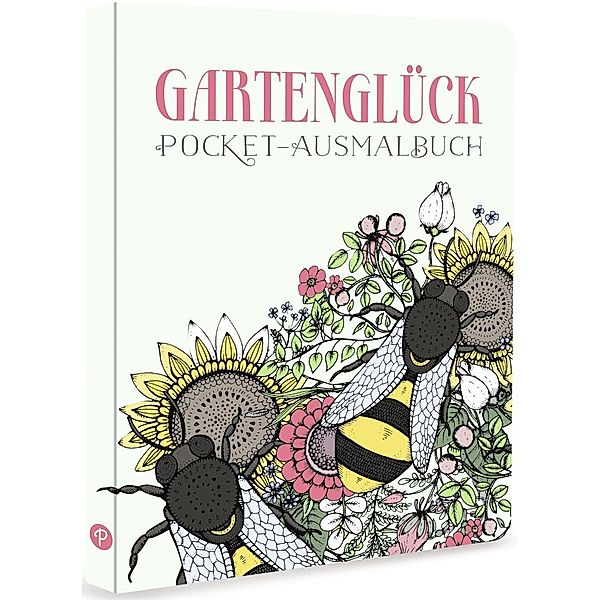 Gartenglück - Pocket-Ausmalbuch