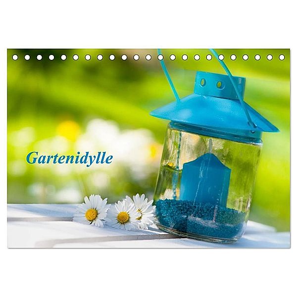 Gartenidylle (Tischkalender 2024 DIN A5 quer), CALVENDO Monatskalender, Judith dzierzawa