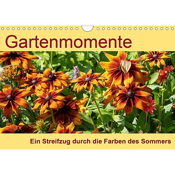 Gartenmomente - Ein Streifzug durch die Farben des Sommers (Wandkalender 2021 DIN A4 quer), Andreas Jannusch