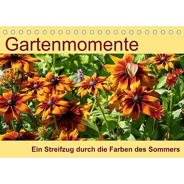 Gartenmomente - Ein Streifzug durch die Farben des Sommers (Tischkalender 2023 DIN A5 quer), Andreas Jannusch