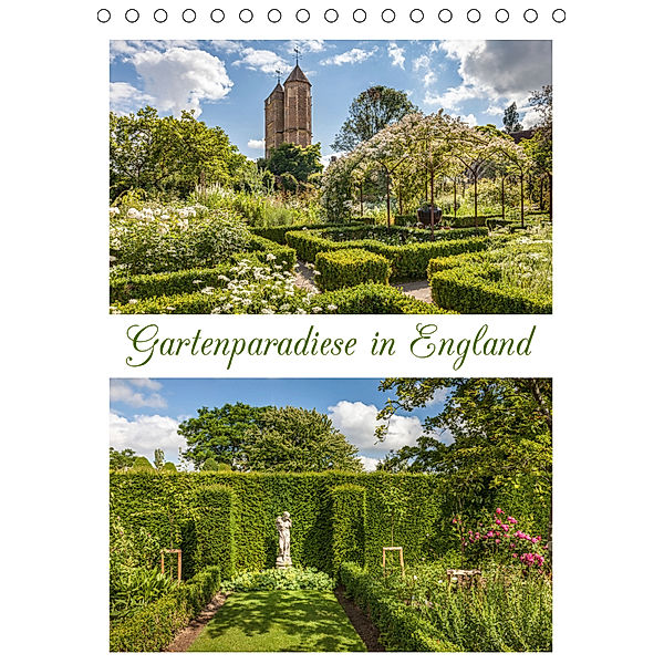 Gartenparadiese in England (Tischkalender 2019 DIN A5 hoch), Christian Müringer