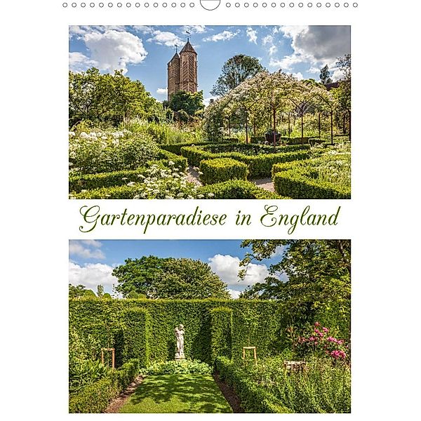 Gartenparadiese in England (Wandkalender 2022 DIN A3 hoch), Christian Müringer