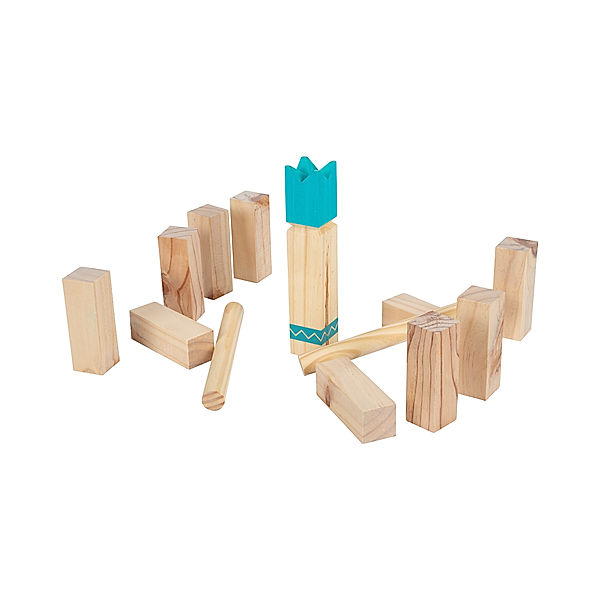 small foot® Gartenspielzeug WIKINGER KUBB - KOMPAKT 21-teilig