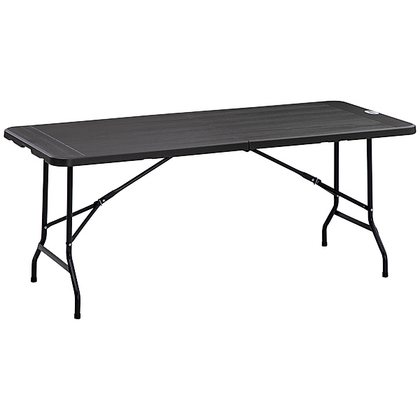 Gartentisch mit Stahlgestell grau (Farbe: grau)