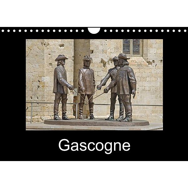 Gascogne (Wandkalender 2023 DIN A4 quer), Ralf-Udo Thiele