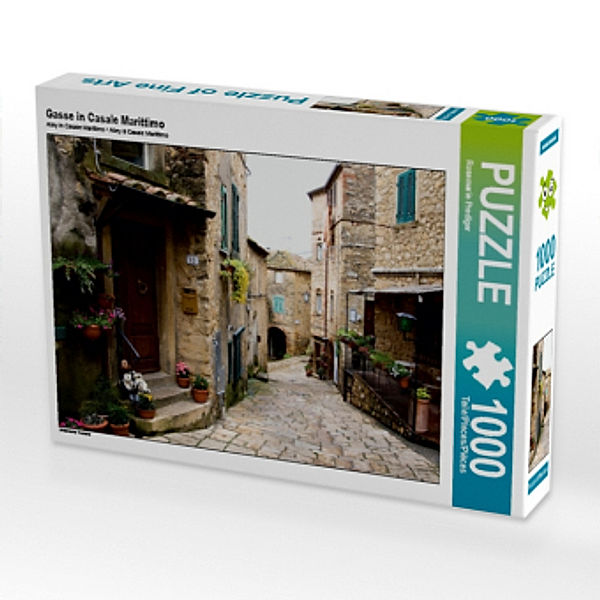 Gasse in Casale Marittimo (Puzzle), Rosemarie Prediger