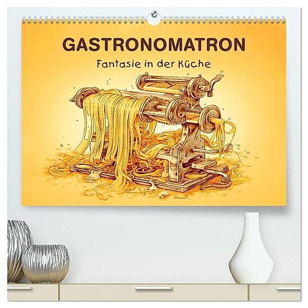 Gastronomatron - Fantasie in der Küche (hochwertiger Premium Wandkalender 2024 DIN A2 quer), Kunstdruck in Hochglanz, Erich Krätschmer