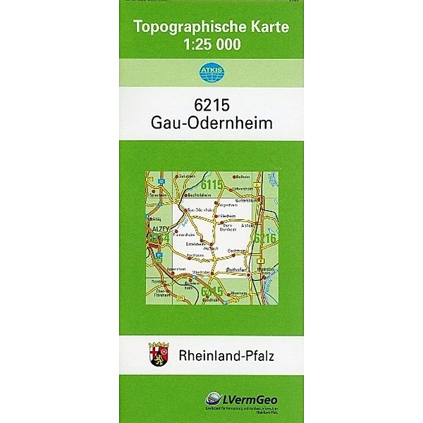 Gau-Odernheim 1 : 25 000