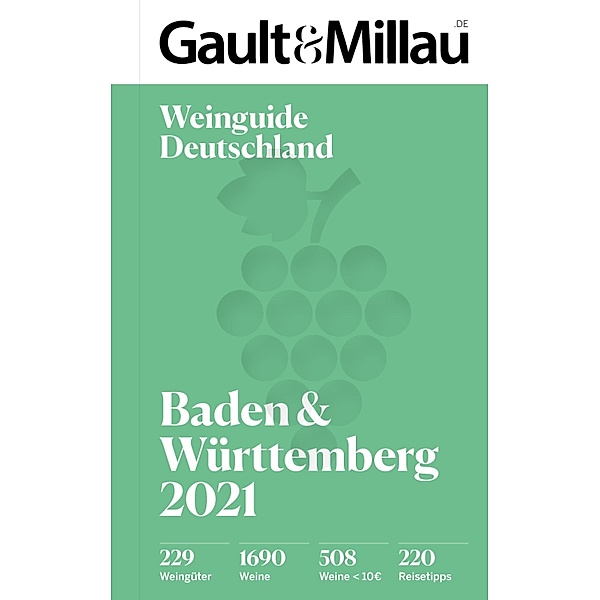 Gault&Millau Deutschland Weinguide Baden & Württemberg 2021, Christoph Wirtz, Anke Kronemeyer, Andreas Braun