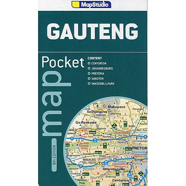 Gauteng Pocket Map  1 : 550 000