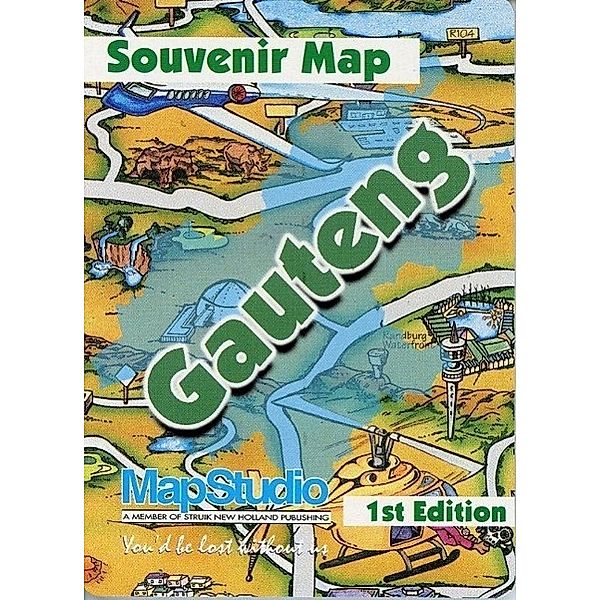 Gauteng Souvenir Map