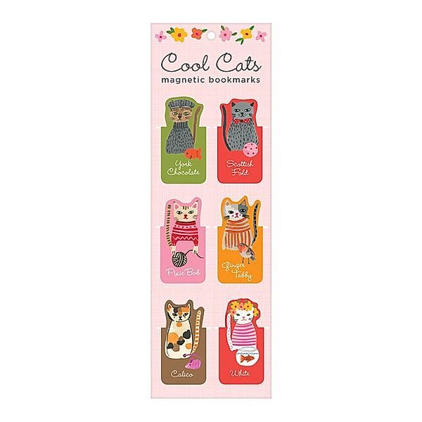 Gavin, C: Cool Cats Magnetic Bookmarks, Carolyn Gavin