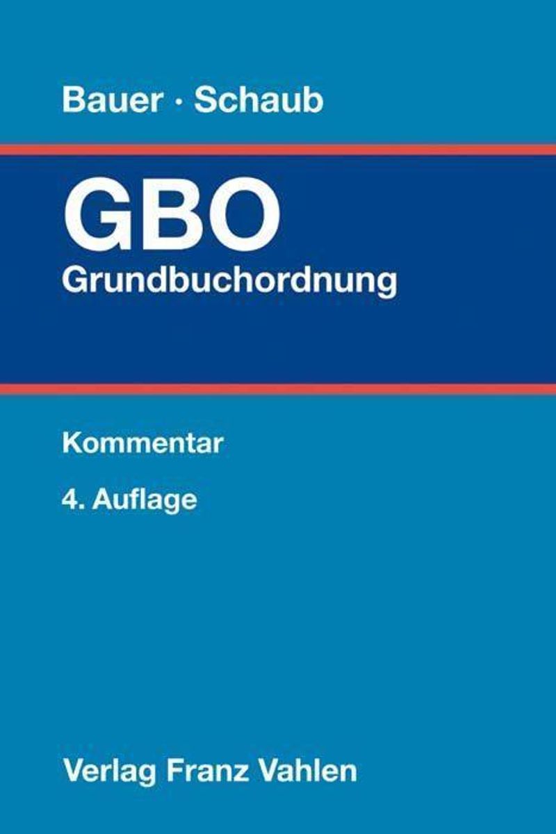 GBO, Grundbuchordnung, Kommentar Buch versandkostenfrei bei Weltbild.de  bestellen