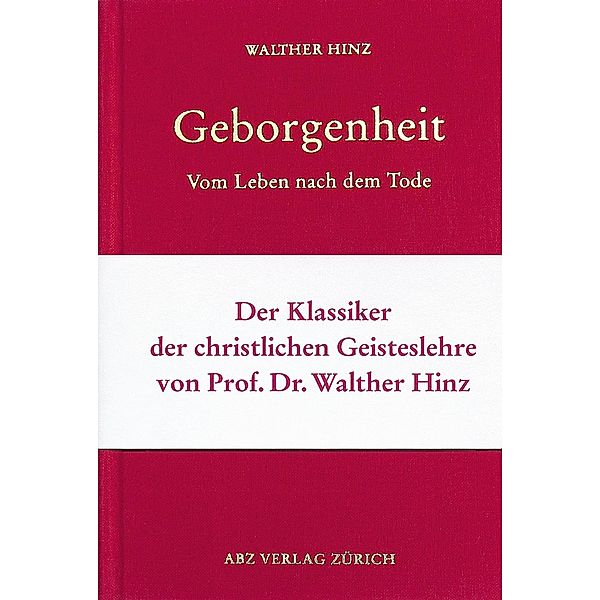 Geborgenheit, Walther Hinz