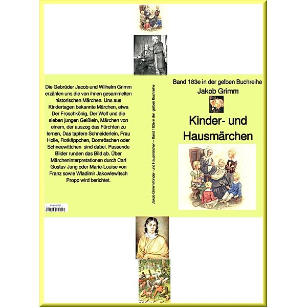 Gebrüder Grimm: Kinder- und Haus-Märchen - Band 183e in der gelben Buchreihe - bei Jürgen Ruszkowski, Jacob Grimnm