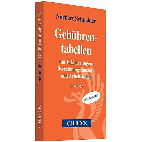 Gebührentabellen, Norbert Schneider