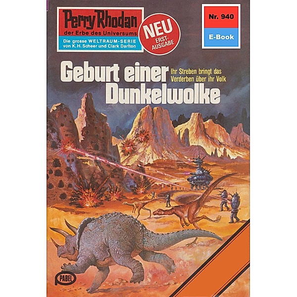 Geburt einer Dunkelwolke (Heftroman) / Perry Rhodan-Zyklus Die kosmischen Burgen Bd.940, Ernst Vlcek