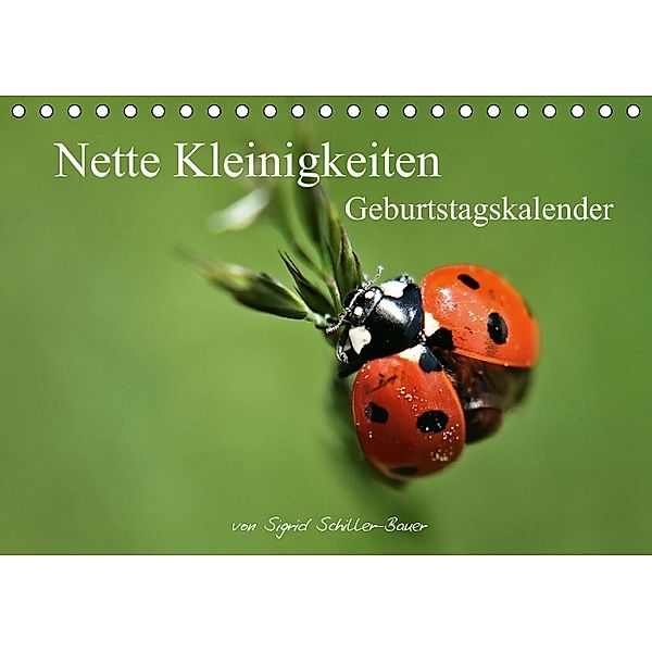 Geburtstagskalender Nette Kleinigkeiten (Tischkalender immerwährend DIN A5 quer), Sigrid Schiller-Bauer