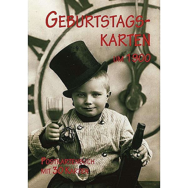 Geburtstagskarten um 1900, Postkartenbuch, Michael Imhof