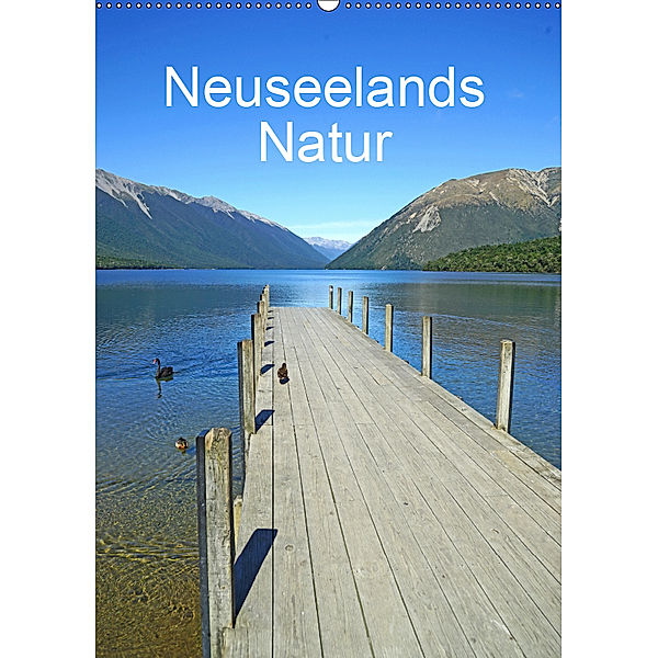 Geburtstagsplaner - Neuseelands Natur (Wandkalender 2019 DIN A2 hoch), Beate Bussenius