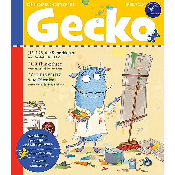 Gecko Kinderzeitschrift Band 88, Susan Kreller, Lotte Kinskofer, Ursel Scheffler, Arne Rautenberg, Ina Nefzer