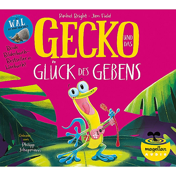 Gecko und das Glück des Gebens / Der Wal, der immer mehr wollte (Audio-CD),1 Audio-CD, Rachel Bright