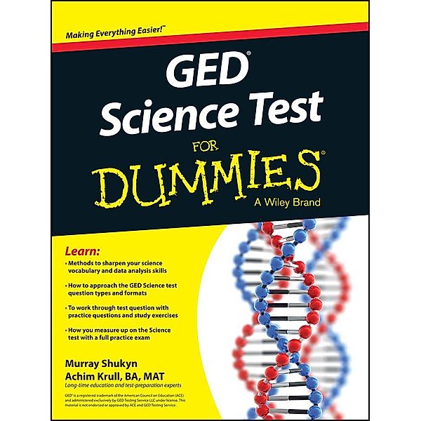 GED Science For Dummies, Murray Shukyn, Achim K. Krull