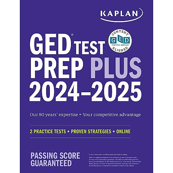 GED Test Prep Plus 2024-2025: Includes 2 Full Length Practice Tests, 1000+ Practice Questions, and 60+ Online Videos, Caren Van Slyke