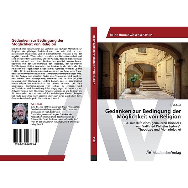 Gedanken zur Bedingung der Möglichkeit von Religion, Erich Moll