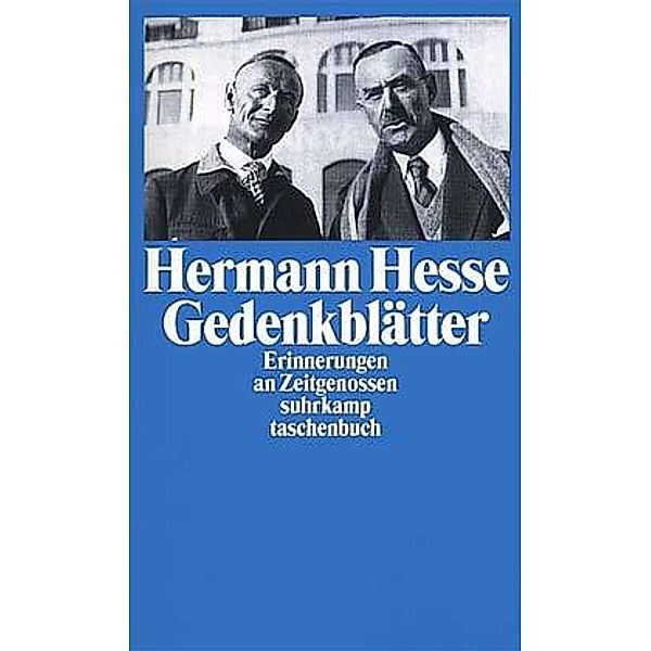 Gedenkblätter, Hermann Hesse