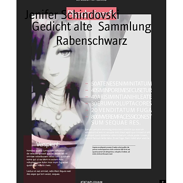Gedicht alte  Sammlung Rabenschwarz, Jenifer Schindovski