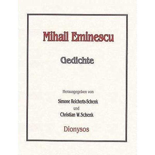 Gedichte, Mihail Eminescu