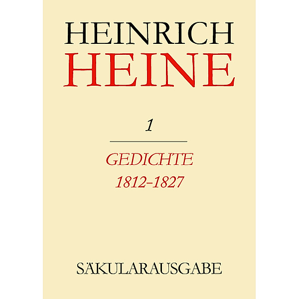 Gedichte 1812-1827, Heinrich Heine