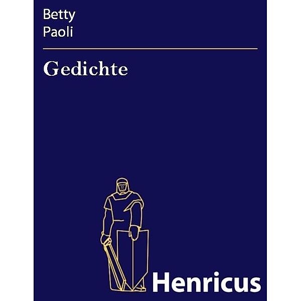 Gedichte, Betty Paoli