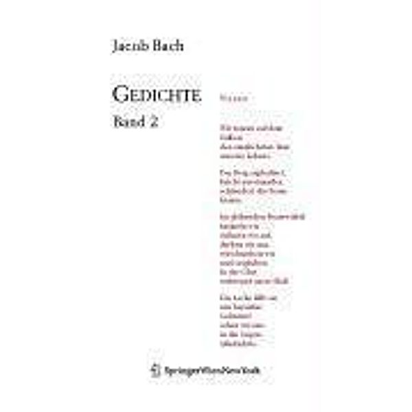 Gedichte, Jacob Bach