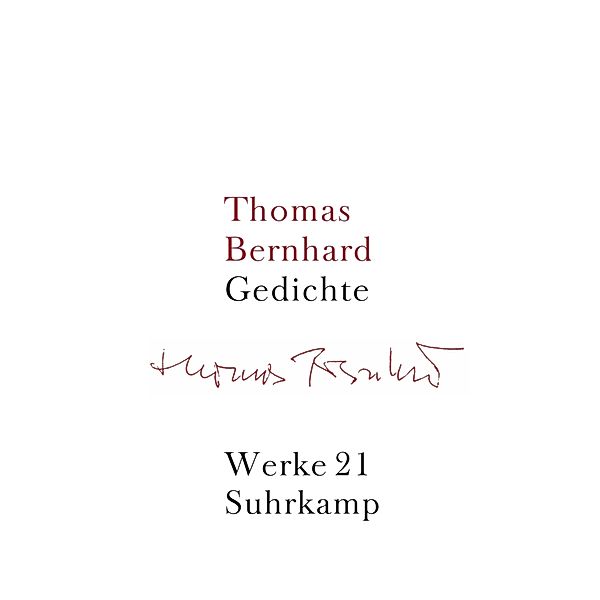 Gedichte, Thomas Bernhard