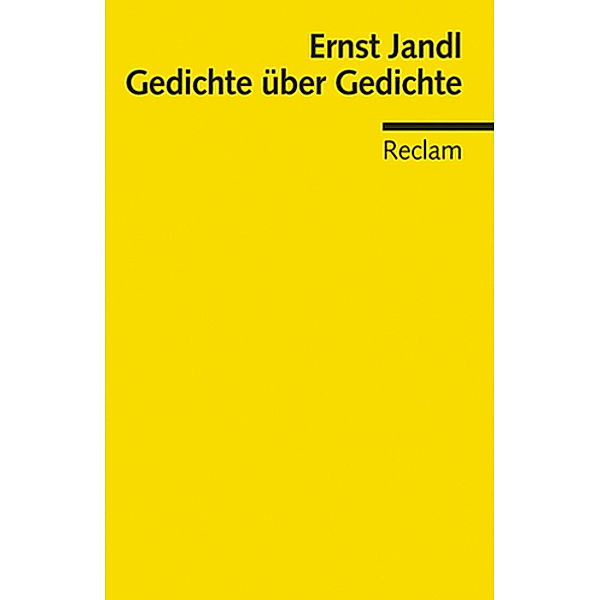 Gedichte über Gedichte, Ernst Jandl