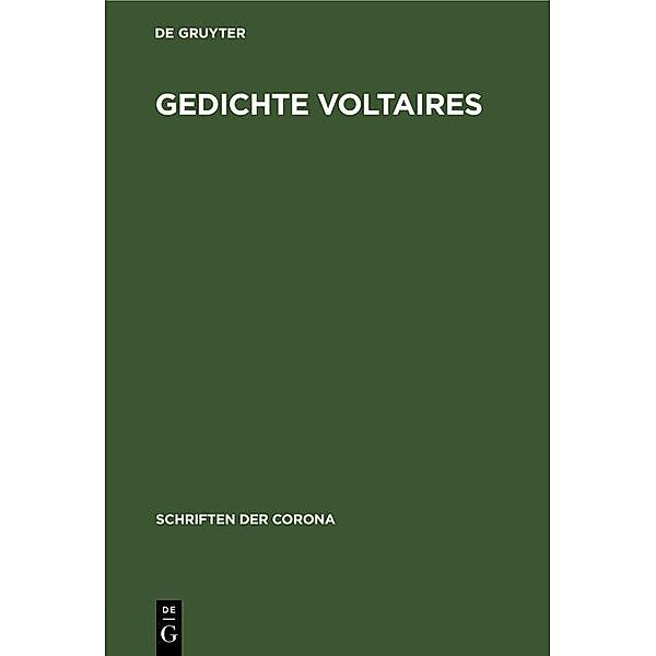 Gedichte Voltaires / Jahrbuch des Dokumentationsarchivs des österreichischen Widerstandes