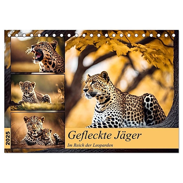 Gefleckte Jäger (Tischkalender 2025 DIN A5 quer), CALVENDO Monatskalender, Calvendo, Claudia Kleemann