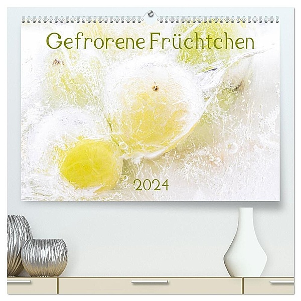 Gefrorene Früchtchen (hochwertiger Premium Wandkalender 2024 DIN A2 quer), Kunstdruck in Hochglanz, Monika Scheurer