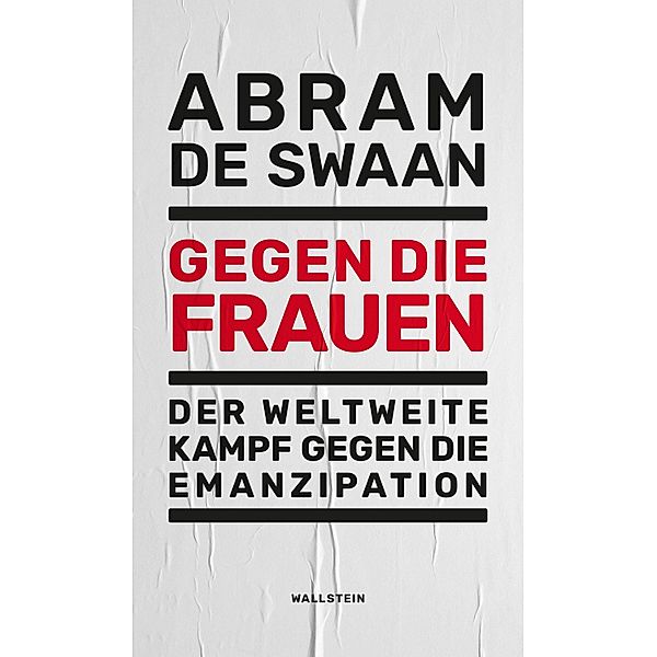 Gegen die Frauen, Abram de Swaan