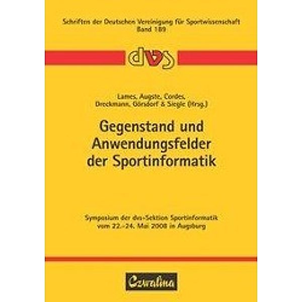 Gegenstand und Anwendungsfelder der Sportinformatik