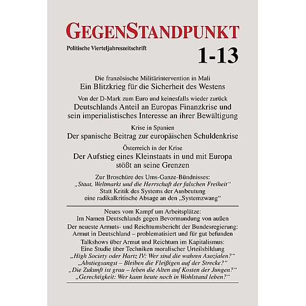 GegenStandpunkt 1-13