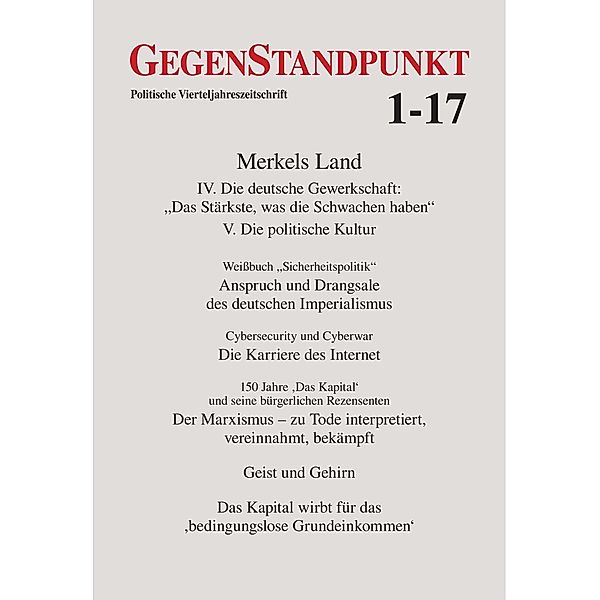 GegenStandpunkt 1-17