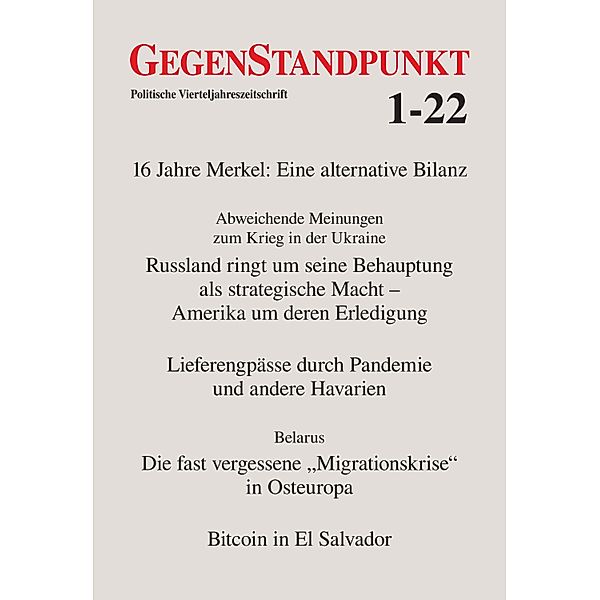 GegenStandpunkt 1-22