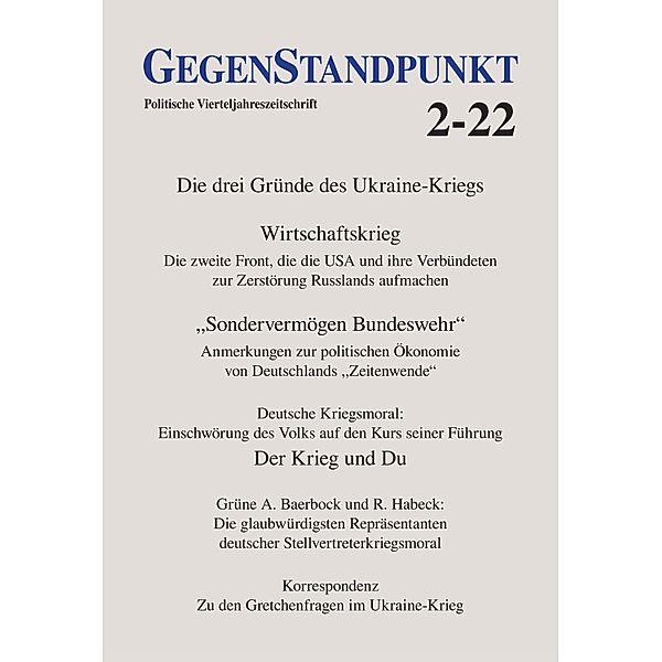 GegenStandpunkt 2-22