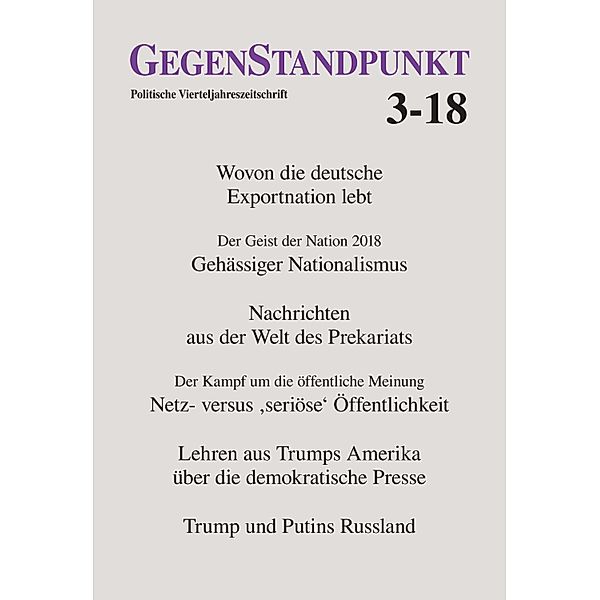 GegenStandpunkt 3-18