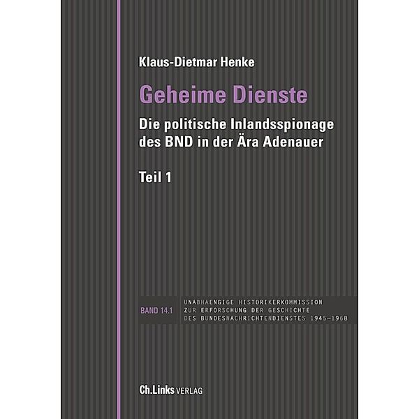 Geheime Dienste, Klaus-Dietmar Henke